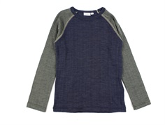 Name It ombre blue sweater merino wool